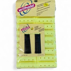 Wilhold Vintage Hair Rollers pack of No.‎ 9601 20 Small Magnetic Rollers NEW
